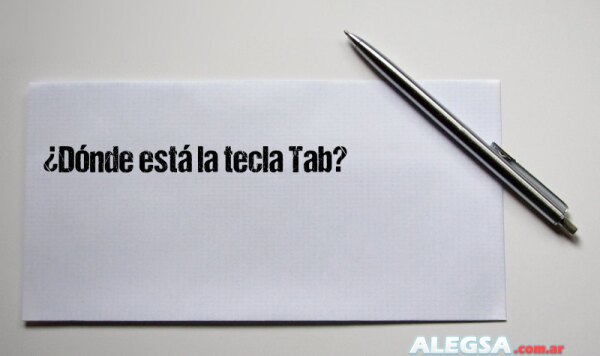 ¿Dónde está la tecla Tab?