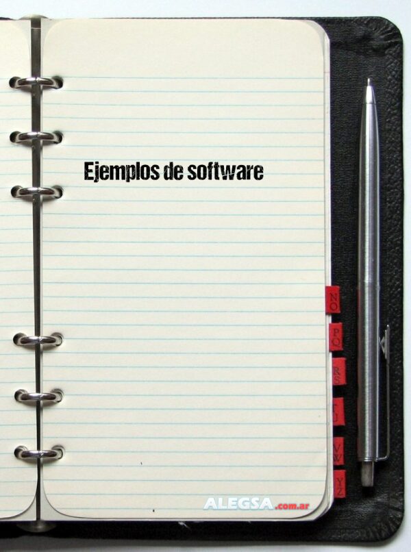 Ejemplos de software