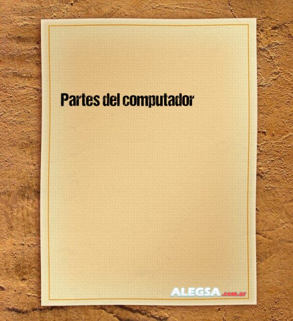 Partes del computador