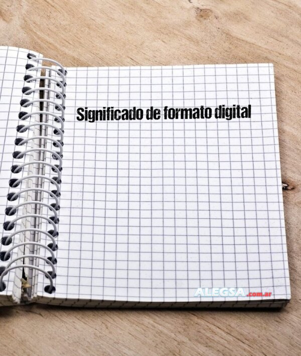 Significado de formato digital