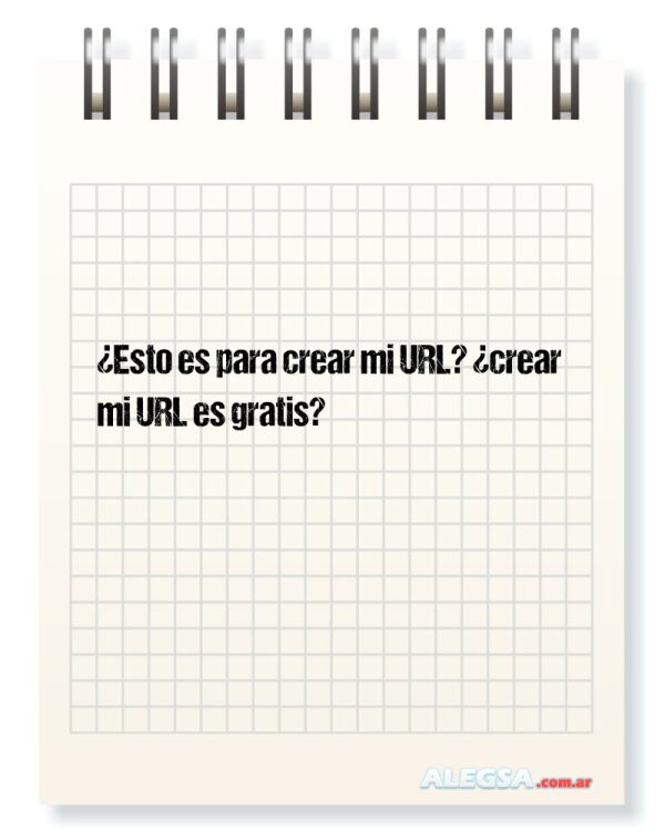 ¿Esto es para crear mi URL? ¿crear mi URL es gratis?