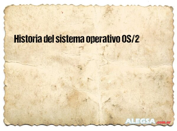 Historia del sistema operativo OS/2