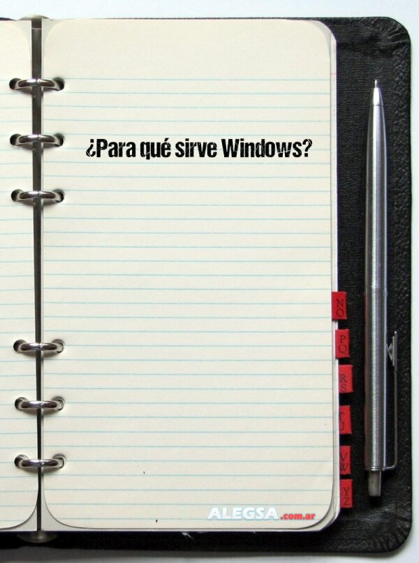 ¿Para qué sirve Windows?