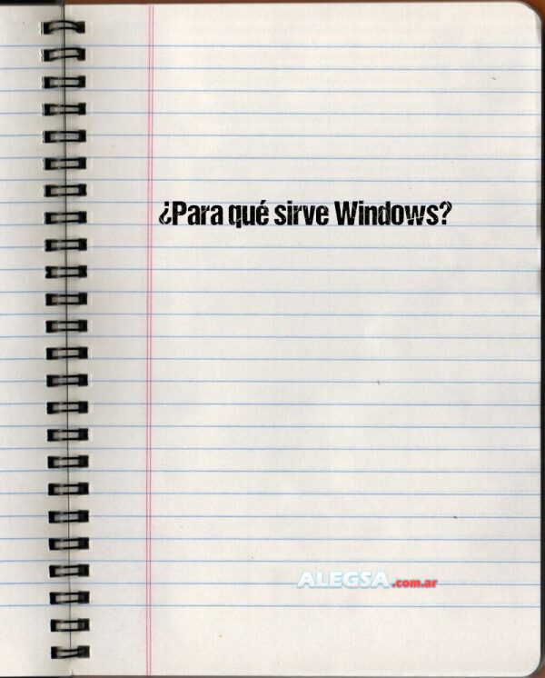 ¿Para qué sirve Windows?