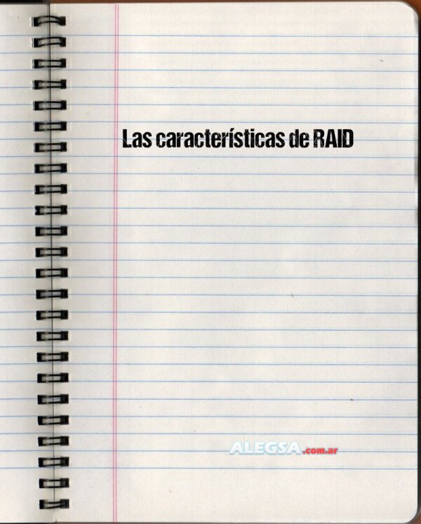 Las características de RAID