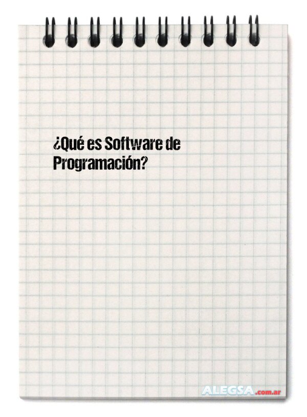 ¿Qué es Software de Programación?