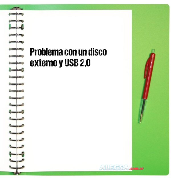 Problema con un disco externo y USB 2.0