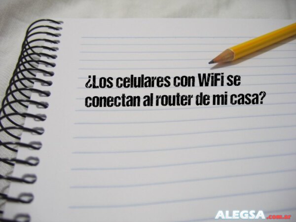¿Los celulares con WiFi se conectan al router de mi casa?