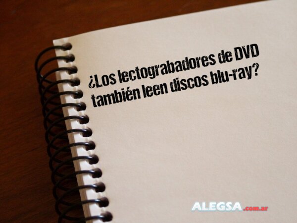 ¿Los lectograbadores de DVD también leen discos blu-ray?