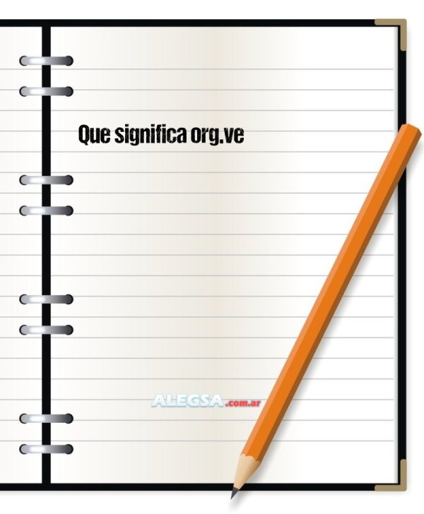 Que significa org.ve
