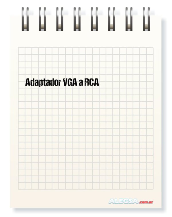 Adaptador VGA a RCA