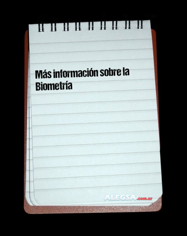 Más información sobre la Biometría