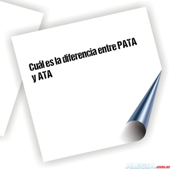 Cuál es la diferencia entre PATA y ATA