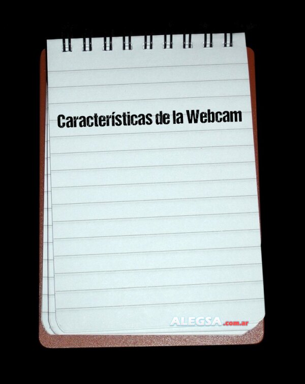 Características de la Webcam