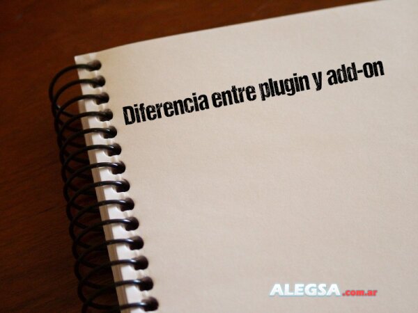 Diferencia entre plugin y add-on