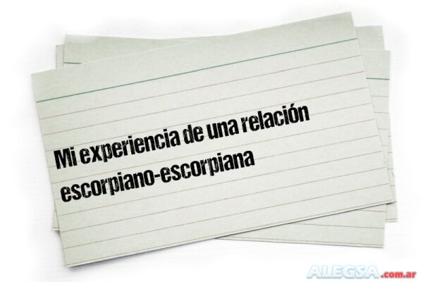 Mi experiencia de una relación escorpiano-escorpiana