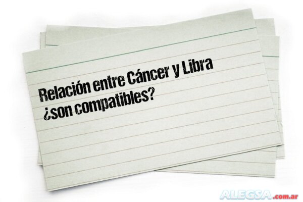 Relación entre Cáncer y Libra ¿son compatibles?