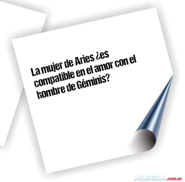 La mujer de Aries ¿es compatible en el amor con el hombre de Géminis?