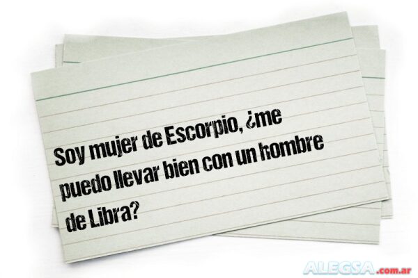 Soy mujer de Escorpio, ¿me puedo llevar bien con un hombre de Libra?