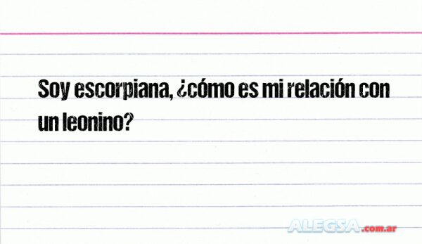 Soy escorpiana, ¿cómo es mi relación con un leonino?