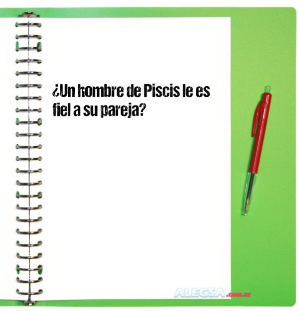 ¿Un hombre de Piscis le es fiel a su pareja?