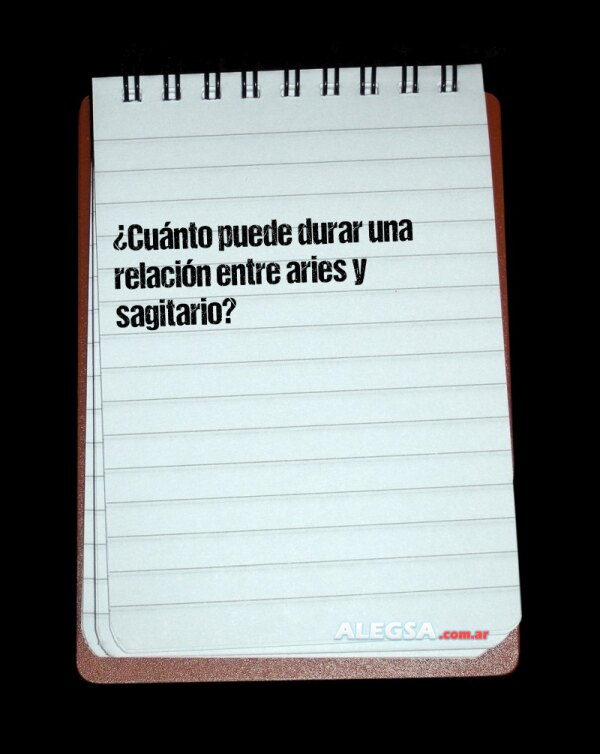 ¿Cuánto puede durar una relación entre aries y sagitario?