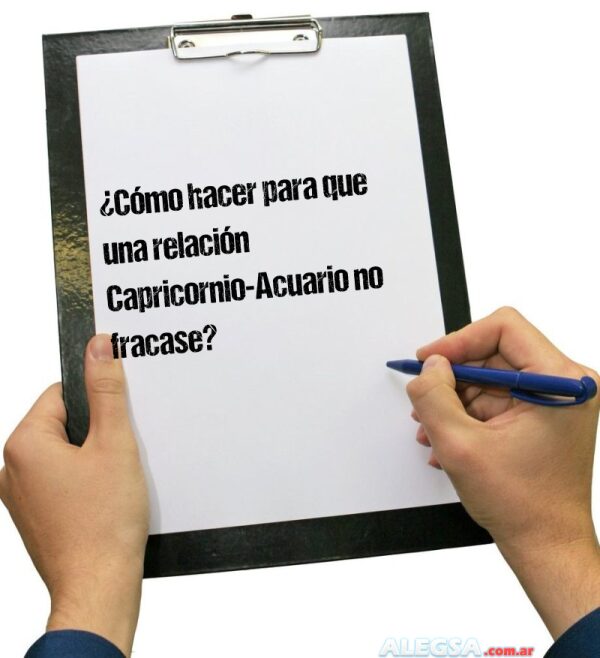 ¿Cómo hacer para que una relación Capricornio-Acuario no fracase?