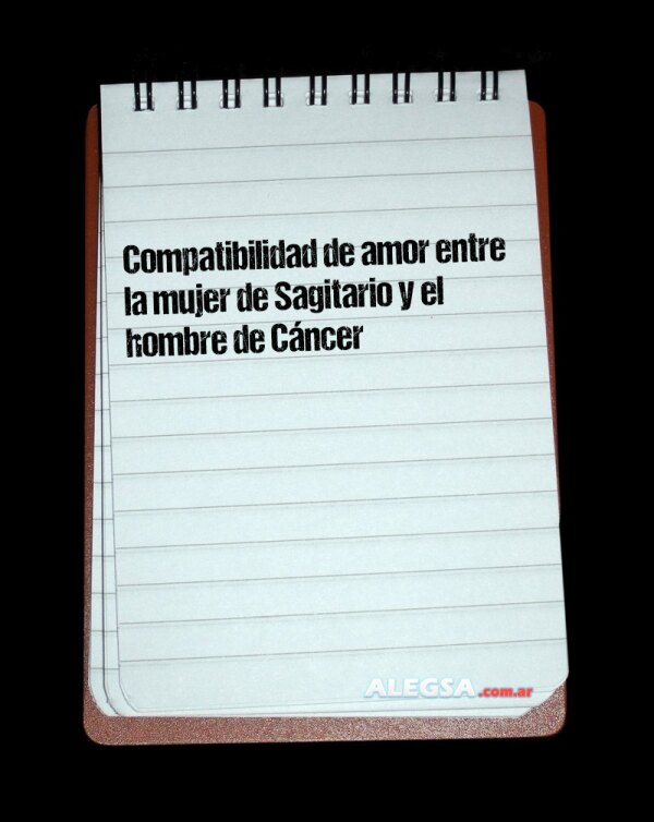 Compatibilidad de amor entre la mujer de Sagitario y el hombre de Cáncer