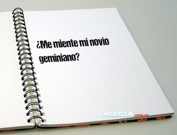 ¿Me miente mi novio geminiano?