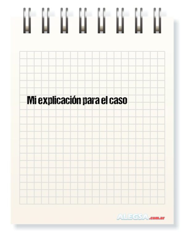 Mi explicación para el caso