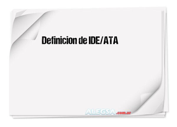 Definición de IDE/ATA