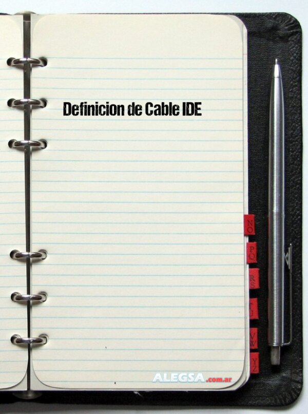 Definición de Cable IDE