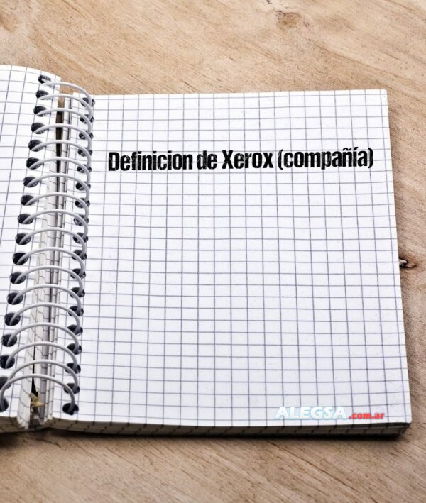 Definición de Xerox (compañía)