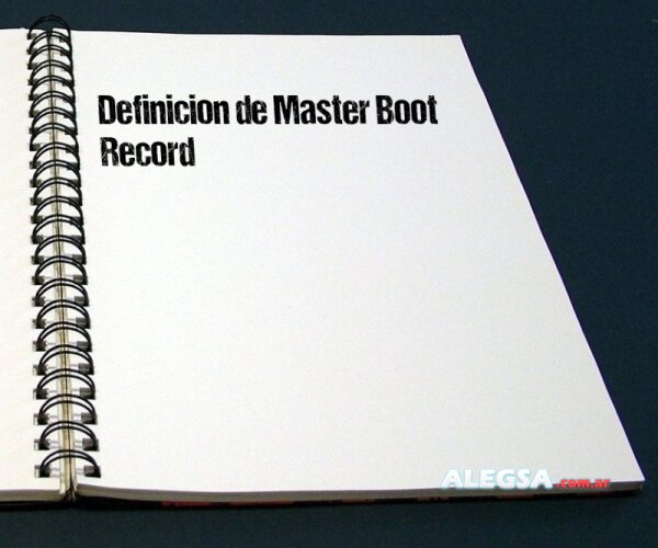 Definición de Master Boot Record