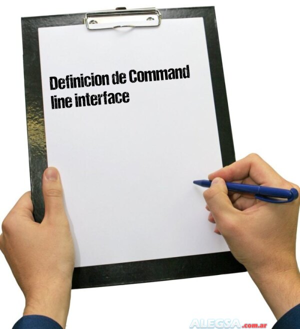 Definición de Command line interface