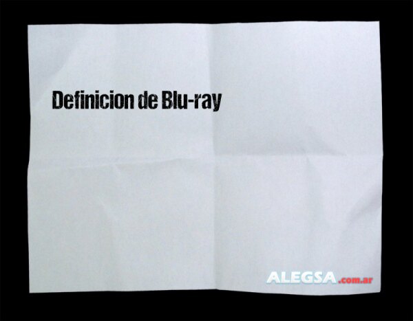 Definición de Blu-ray