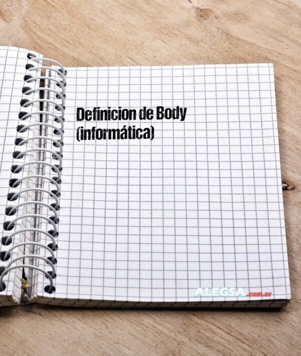 Definición de Body (informática)