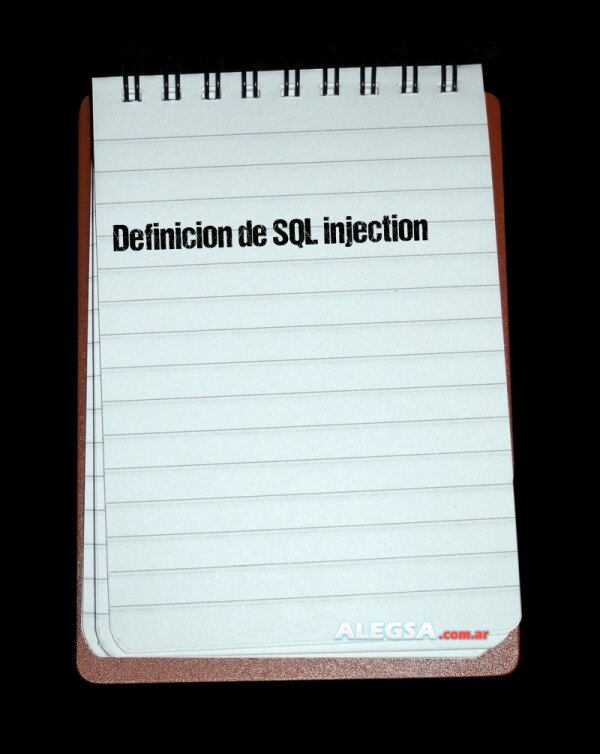 Definición de SQL injection
