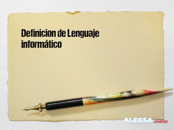 Definición de Lenguaje informático