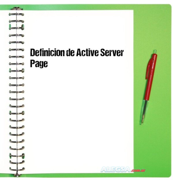 Definición de Active Server Page