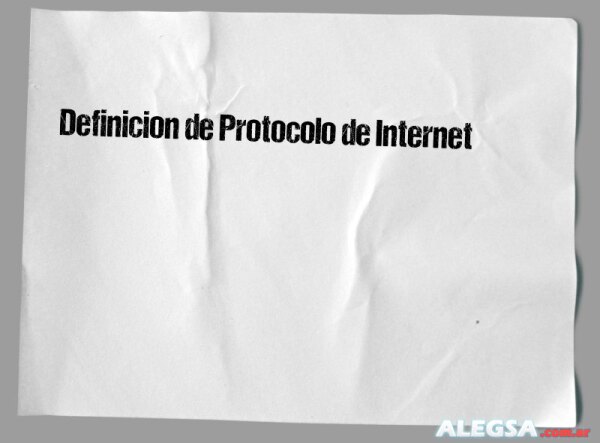 Definición de Protocolo de Internet