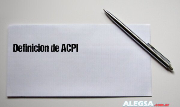 Definición de ACPI