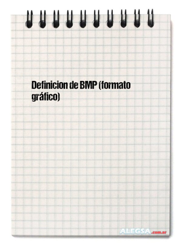 Definición de BMP (formato gráfico)