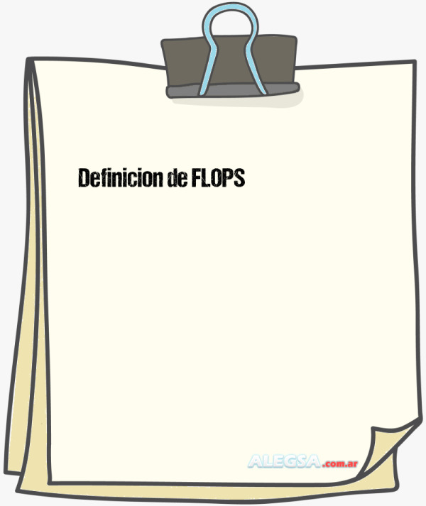 Definición de FLOPS