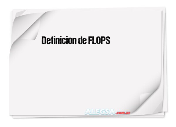 Definición de FLOPS