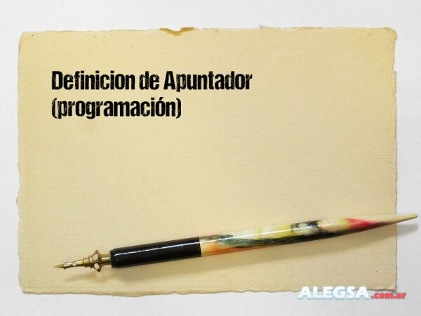 Definición de Apuntador (programación)