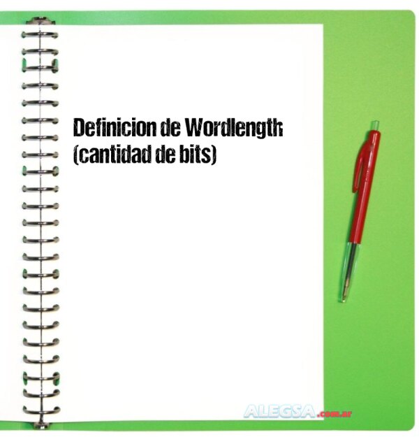 Definición de Wordlength (cantidad de bits)