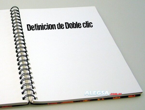 Definición de Doble clic