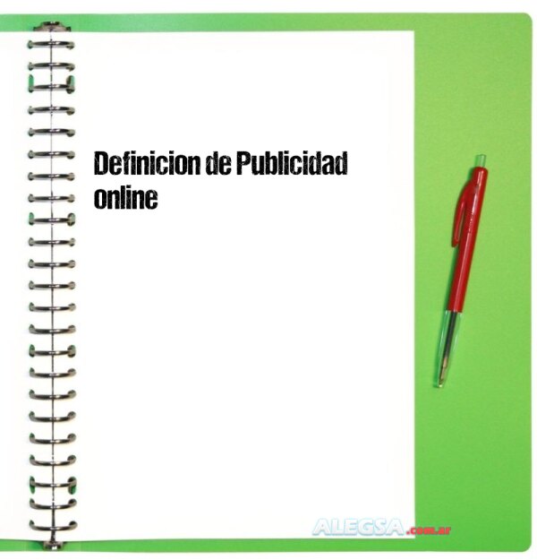 Definición de Publicidad online