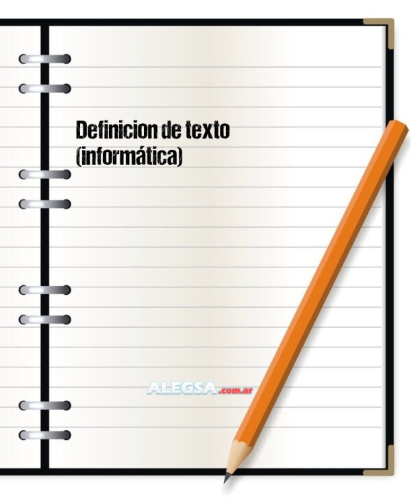 Definición de texto (informática)